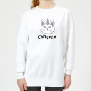 Caticorn Women's Sweatshirt - White