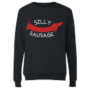 Silly Sausage Women's Sweatshirt - Black