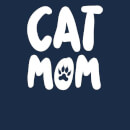Cat Mom Women's T-Shirt - Navy