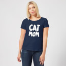 Cat Mom Women's T-Shirt - Navy