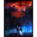 Stranger Things 2 'They're Going Somewhere' Lithograph with Glow in the Dark Layer by Cliff Cramp (18 x 22.75 Inch) - Zavvi UK Exclusive Limited to 250 Pieces