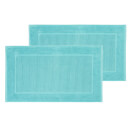 Christy Supreme Hygro Bath Mat - Set of 2 - Lagoon