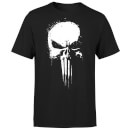 Marvel The Punisher Paintspray Herren T-Shirt - Schwarz