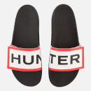 Hunter Women's Original Adjustable Logo Slide Sandals - Black
