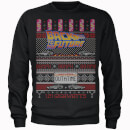 Back to the Future OUTATIME Kersttrui - Zwart