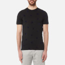 McQ Alexander McQueen Men's Flock Swallow T-Shirt - Black/Carbon Navy