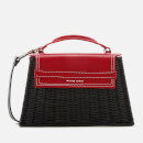 Wicker Wings Women's Marta Wicker Bag - Red/Black