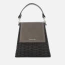 Wicker Wings Women's Tall Tixing Wicker Bag - Grey/Black