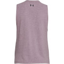 Under Armour Women's Muscle Overlay Logo Tank Top - Purple