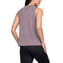 Under Armour Women's Muscle Overlay Logo Tank Top - Purple