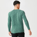 Performance Long Sleeve Top - Green Marl - XS - Dark Green Marl