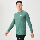 Performance Long Sleeve Top - Green Marl - XS - Dark Green Marl