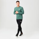 Performance Long Sleeve Top - Green Marl - XS - Dark Green Marl