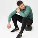 Performance Long Sleeve Top - Green Marl - XS - Dark Green Marl