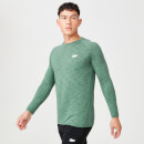 Performance Long Sleeve Top - Dark Green Marl - S - Dark Green Marl