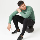 Performance Long Sleeve Top - Dark Green Marl - S - Dark Green Marl