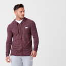 Haut performance zippé - S - Burgandy Marl
