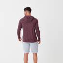 Haut performance zippé - S - Burgandy Marl