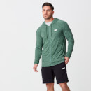 Performance Zip Top - Dark Green Marl - XS - Dark Green Marl