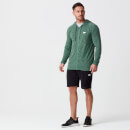 Performance Zip Top - Dark Green Marl - XS - Dark Green Marl
