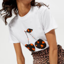 Ganni Women's Harway Cherry T-Shirt - White