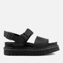 Dr. Martens Women's Voss Leather Double Strap Sandals - Black
