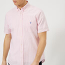 Polo Ralph Lauren Men's Seersucker Stripe Shirt - Pink/White