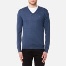 Polo Ralph Lauren Men's Merino Wool Long Sleeve Jumper - Shale Blue Heather
