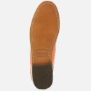 Bass Weejuns Women's Penny Slide Wheel Patent Leather Loafers - Orange