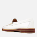 Bass Weejuns Women's Penny Wrinkle Textured Leather Loafers - White