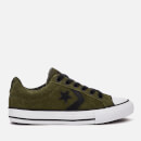 Converse Kids' Star Player Ox Trainers - Herbal/White/Black