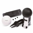 Golf Ball Stamper - Black/Silver