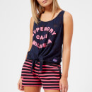 Superdry Women's Surf Beach Tank Top - Eclipse Navy