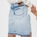 Superdry Women's Denim Mini Skirt - Maldive Tide Blue