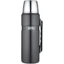Thermos Stainless King Flask - Gun Metal 1.2L