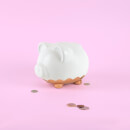 XL Rose Gold Piggy Bank