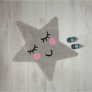 Sass & Belle Sweet Dreams Grey Star Rug