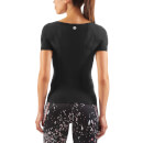 Skins DNAmic Women's Short Sleeve Top -Black/Black