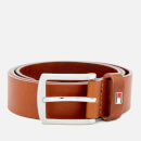 Tommy Hilfiger Men's New Denton Belt 3.5 - Dark Tan