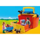 Playmobil 1.2.3 Take Along Market Stall with Carry Handle and Shape Sorting Function (9123)