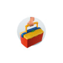 Playmobil 1.2.3 Take Along Market Stall with Carry Handle and Shape Sorting Function (9123)