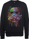 Star Wars Paint Splat Stormtrooper Sweatshirt - Black