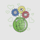 Marvel Avengers Hulk Flower Fist Women's T-Shirt - Grey