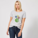 Marvel Avengers Hulk Flower Fist Women's T-Shirt - Grey