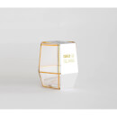 Geo Glass Tumblers - Gold (Set of 2)