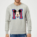 Disney Mickey Mouse M-Face Sweatshirt - Grey
