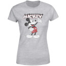 T-Shirt Femme Mickey Mouse Rétro (Disney) - Gris