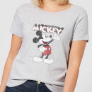 T-Shirt Femme Mickey Mouse Rétro (Disney) - Gris