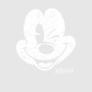 Disney Mickey Mouse Worn Face Women's T-Shirt - Grey