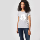 Disney Mickey Mouse Worn Face Women's T-Shirt - Grey